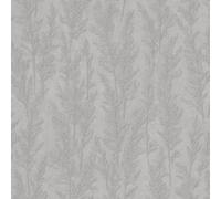 Galerie Natural Opulence Tree Leaf Silver Grey Wallpaper 33213, Silver