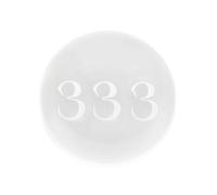 333 Angel Number Glass Crystal Ball with Inner Laser Engraving - Symbol of Divine Guidance, Love, and Protection for Spiritual Connection, Positive Energy, and Personal Growth