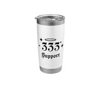 333 Angel Number Support Stainless Steel Insulated Tumbler