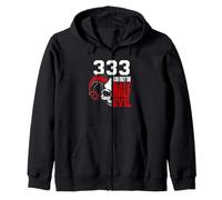 333 I am only the half devil Zip Hoodie