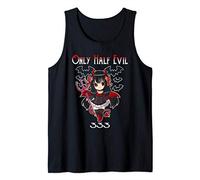 333 Only Half Evil Pastel Goth Kawaii Devil Girl Tank Top