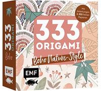 333 Origami - Boho Nature-Style: Mit Anleitungen und 333 stylishen Motivpapieren