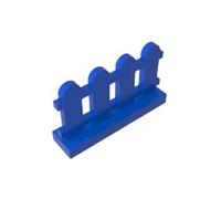 33303 Ornaments Picket Fence 1x4x2 50 Pieces GDS-1177 Compatible with Lego Building Blocks Color:Blue