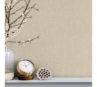 33392 Woods and Wicker Plain Texture Beige Galerie Wallpaper