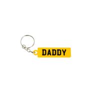 333DDD Daddy Number Plate Keyring - Unique Gift for Dad, Father's Day, Birthday, Christmas or Just Because - Cute Present for Daddy from Kids, Daughters or Sons - 3D Printed Car Number Plate Design