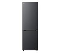 LG 333L 60/40 Freestanding Fridge Freezer - Black
