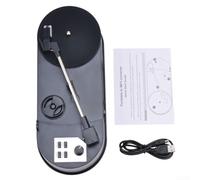 3345 PRM LP Vinyl to MP3 Converter Turntable with Built in Card Slot, Compact Design for Convenient Vinyl to Digital Conversion