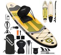 335cm Premium Stand Up Paddleboard, SUP Board Set, Inflatable, with Universal Camera Mount, Complete Accessories, Adjustable Paddle, for Beginners and Advanced Paddlers