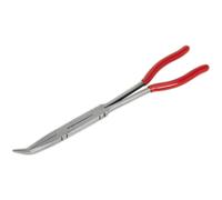 335mm Double Jointed Angled Nose Pliers - Serrated Jaws - Long Reach Design