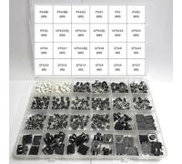 335PCS 24 Models 3 * 6 4.5 * 4.5 12 * 12 Tact Switch Tactile Push Button Switch Kit Height 3.8 4.3~12MM DIP 4P 3P 3x6 Key KzHgIdRY