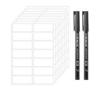 336PCS No-Iron Clothes Labels for Kids, Fabric Stickers & Name Tags, Waterproof Name Stamps, Adhesive Name Stickers for School, Daycare, Travel, with 2 PCS Permanent Markers Included