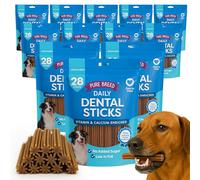 336pk Dog Dental Sticks, Daily Dogs Dental Chews with Vitamin & Calcium Enriched, Dog Teeth Cleaning Chews for Fresh Breath Gum Health, Plaque & Tartar Control for Puppy & Adult Dogs, All Breeds Sizes