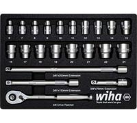 337-91 Socket Set 23 pcs Metric 3/8 Drive