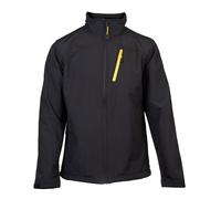 33808-57752-05 Essential Soft Shell Jacket Black Waterproof Large Size By CAT