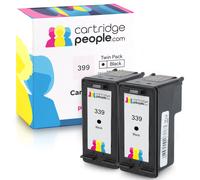 339 Compatible Black Ink Cartridge C8767EE TWIN PACK .