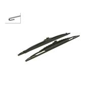 Bosch Wiper Blade Twin Spoiler 367S, Length: 600mm/625mm - Set of Front Wiper Blades