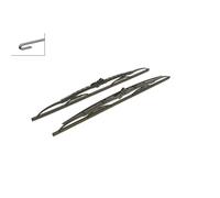 Bosch Wiper Blade Super Plus Spoiler SP21/21S, Length: 530mm/530mm - Set of Front Wiper Blades