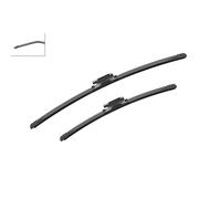 Bosch Aerotwin Flat Blade Front Windscreen Wiper Blade Pair Set 600/450mm A182S