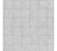 Galerie Eden Tile Silver Grey Wallpaper 33971, Silver