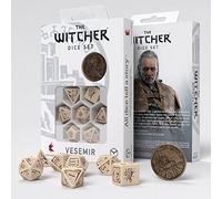 (33A) The Witcher Dice Set: Vesemir - The Old Wolf (7 + Coin) ACC NEW