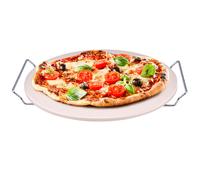 BBQ Collection Oven Stone - Bake Pizzas, Bread, Toasts, etc. - Deliciously Crispy - Diameter 33 cm