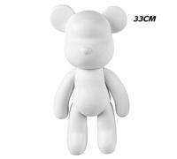 (33cm) Diy Painting Teddy Bear Violent Bear Fluid Painting Creative Home Decor