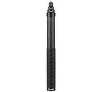 33cm Extended to 2m 6.5ft Long Carbon Fiber Invisible Selfie Stick for insta360 x4 X5 Insta 360 X5 x4 x3 x2 x Gopro Go pro Hero 13 12 11 10 9 8 7 DJI osmo Sport Camera Accessories (Black)