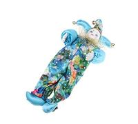 33cm Hanging Feet Clown Doll, Small Harlequin Doll, A