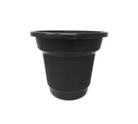 33cm Plastic Planter Flower Pot 13.2L - Garden Herb Plant - Colour Choice (Black)