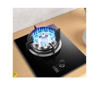 33cm Portable Gas Stove, 7.0KW 9 Cavity High Fire, Tempered Glass Cast Iron Pot Holder, With Flameout Protection, For Home Kitchen(NG)