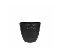 33cm Small Windermere Plant Pot - Plastic - L33 x W33 x H29 cm - Charcoal