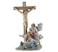33cm Tall The Crucifixion Crucifix Resin Statue Ornament Paolo Veronese 52745