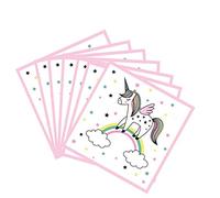 33cm Unicorn Serviettes - 20Pcs Party Disposable Paper Napkins, 2 Ply, Decorative for Bar, Restaurant, Party