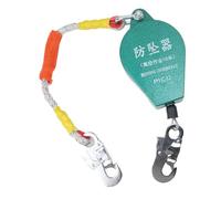 33ft / 10m Selves Retracting Lifelines, 800lbs Retractable Lanyard with Alloy Steel Hook & Aviation Wire Rope Fall Protections
