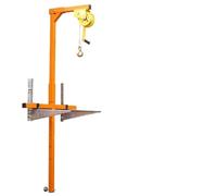 33FT Air Conditing Installat Rope Hand Winch & Folding Bracket Manual C Tool for Outdoor Lifting Heavy Du Lifting Equint & Portable Solut