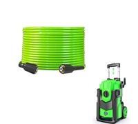 33FT x 1/4" Super Flexible Pressure Cleaner Hose for Pressure Cleaner, Green