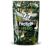 33Fuel Protein & Greens Powder - Natural, 20g Plant Protein, Organic Supergreens, Vegan, High-Fibre All-in-One Daily Nutrition - 576g Chocolate