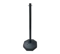 33inch Traffic Post Cone Parking Post with Fillable Base for Traffic Caution Black