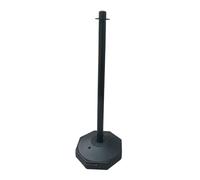 33inch Traffic Post Cone Parking Post with Fillable Base for Traffic Caution Black