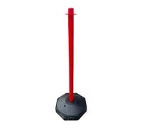 33inch Traffic Post Cone Parking Post with Fillable Base for Traffic Caution Red