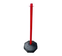 33inch Traffic Post Cone Parking Post with Fillable Base for Traffic Caution Red