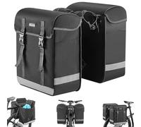 33L Bike Pannier Bag Double Side Rear Rack Bicycle Bag for Rear Carrier Waterproof Ebike Trunk Storage Cycling Carrier Multi-Function Bicycle Seat Trunk Panniers Pouch Cycling Accessories