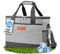 33L Thermal Insulated Cooler Bag Large Waterproof Lunch Bag Reusable
