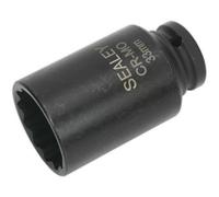 33mm Bi-Hex Deep Impact Socket - Durable 1/2 Inch Drive Chromoly Tool