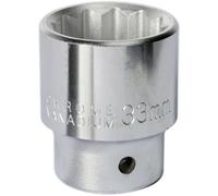 Loops 33mm Forged Steel Drive Socket - 3/4" Square Drive - Chrome Vanadium Socket in Metallics Loops Metallics