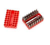 33pc Magnetic Quick Release Extension Bit Holder Screwdriver Bits Set with Tamper Star Security Bits for Home and Workshop Use