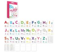 33Pcs Bilingual Language Flashcards For Kids Indonesian English Animal Words Fun Learning Tool For Home Or Classroom Cognitive Development Toy