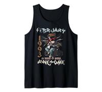 33rd Birthday Dog Lover February 1993 Vintage 33 Years Old Tank Top