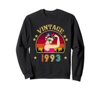 33th Birthday Gift 33 Years Old For Women Retro Vintage 1993 Sweatshirt
