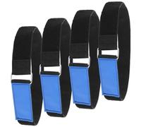 (33''x 2''Ladder Rack Tie Down Straps-Reusable Ladder Straps-Adjustable with Nylon Hook and Loop Multipurpose Securing Straps for Ladder,RV,Truck or Boat Pack 4